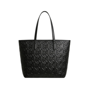 NOIR ESSENTIAL TOTE  - AD SIGNATURE EMBOSSED -
