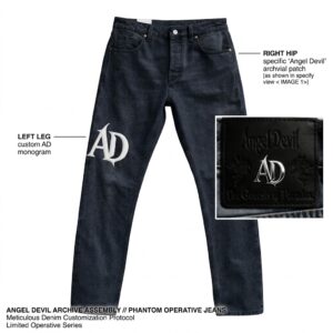 PHANTOM SHIELD DENIM // TYPE-ALPHA [LEATHER LOGO EDITION]